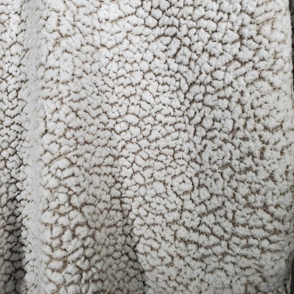 Thread + Supply Quarter Zip Fleece Pullover Ivory Size Small - Picture 3 of 11